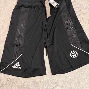 Adidas HRD C365 Basketball Shorts Men’s Medium Black Mesh Harden NWT